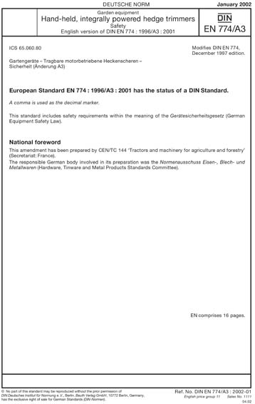 Standards PDF Cover Page