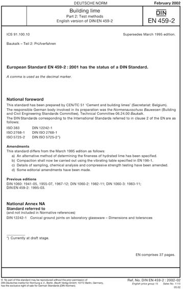 Standards PDF Cover Page