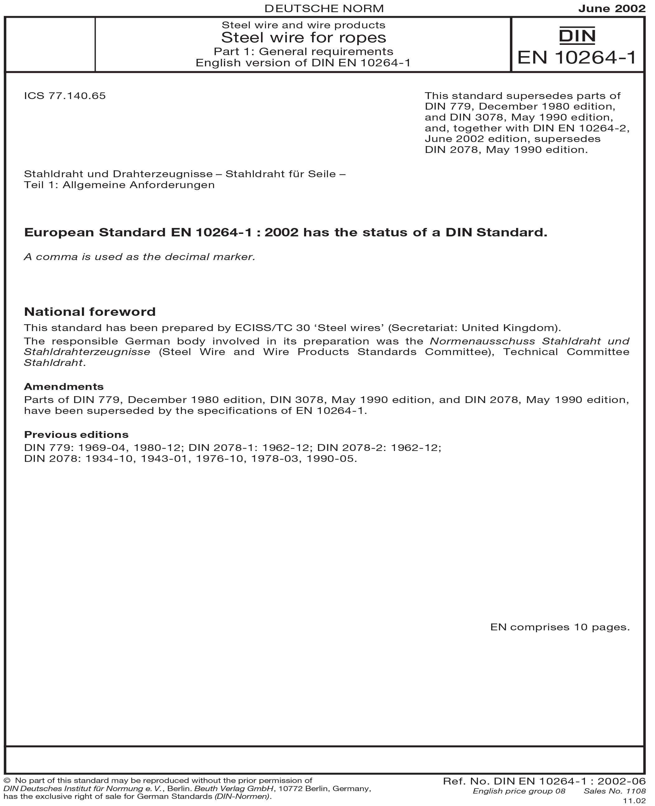Standards PDF Cover Page