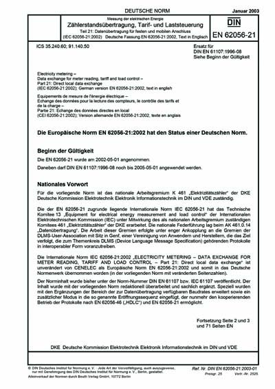Standards PDF Cover Page