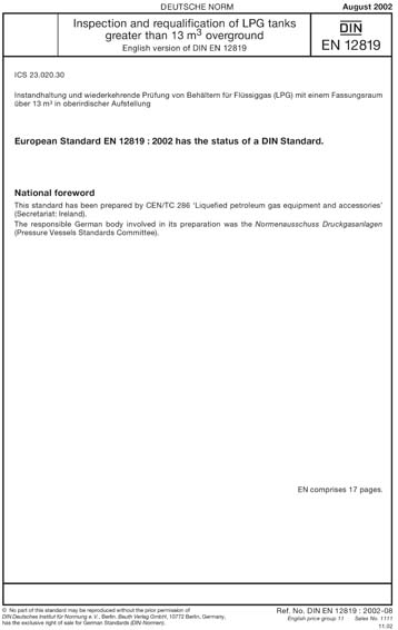 Standards PDF Cover Page