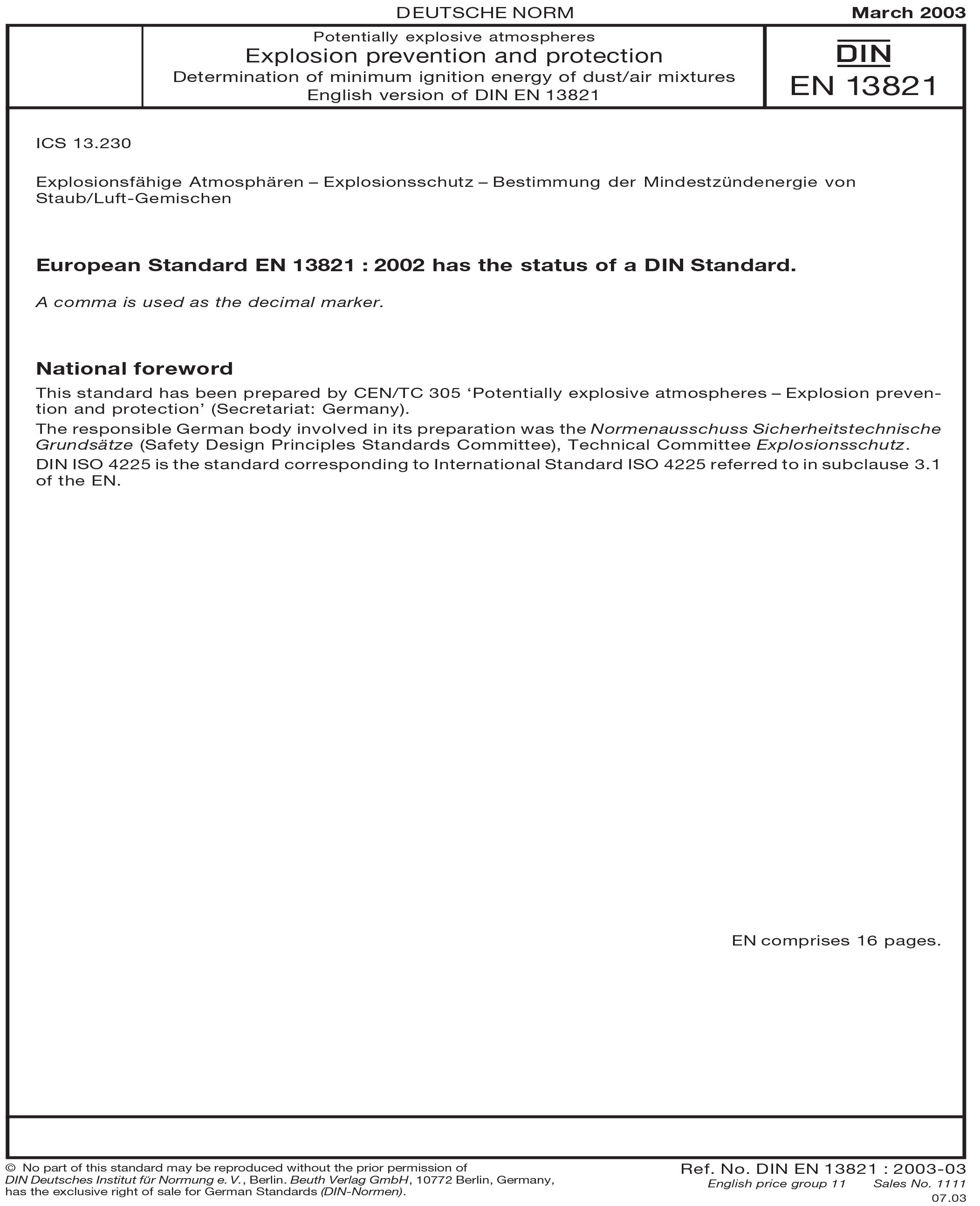 Standards PDF Cover Page