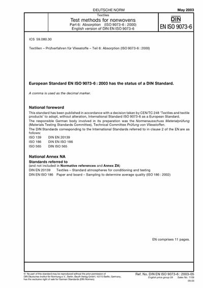 Standards PDF Cover Page