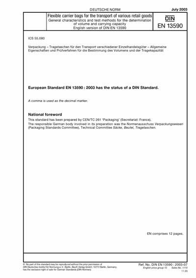 Standards PDF Cover Page