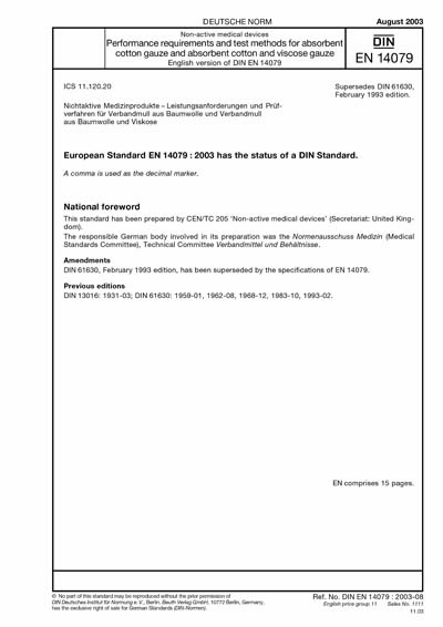 Standards PDF Cover Page