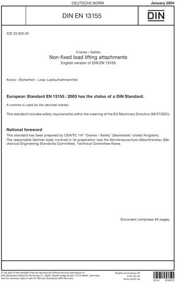 Standards PDF Cover Page