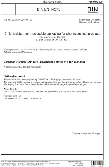 Standards PDF Cover Page