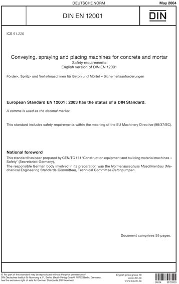 Standards PDF Cover Page