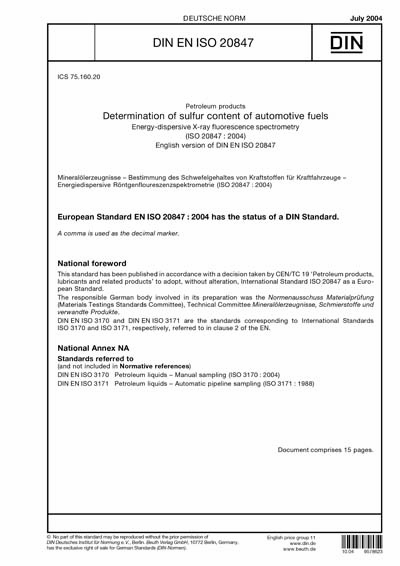 Standards PDF Cover Page