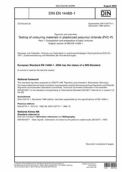 Standards PDF Cover Page