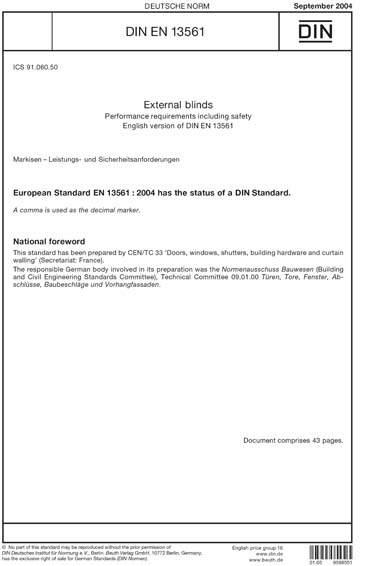 Standards PDF Cover Page