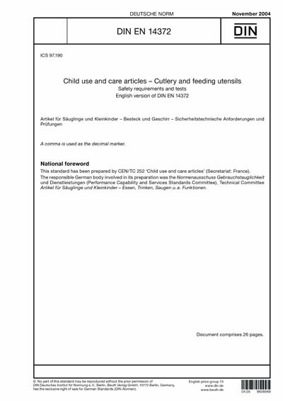 Standards PDF Cover Page