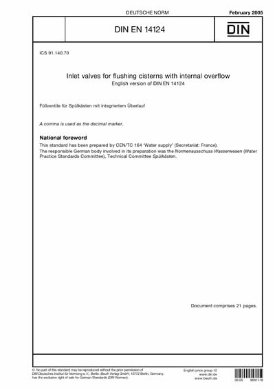 Standards PDF Cover Page