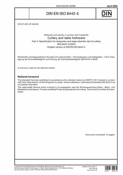 Standards PDF Cover Page