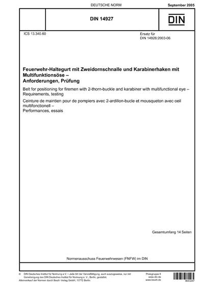 Standards PDF Cover Page