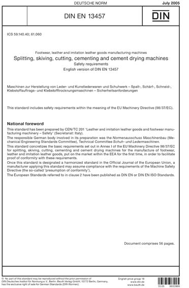 Standards PDF Cover Page