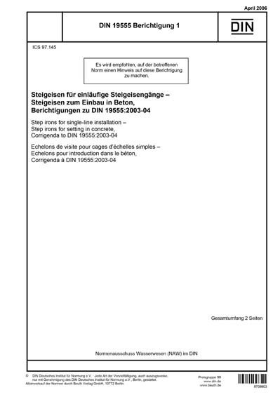 Standards PDF Cover Page