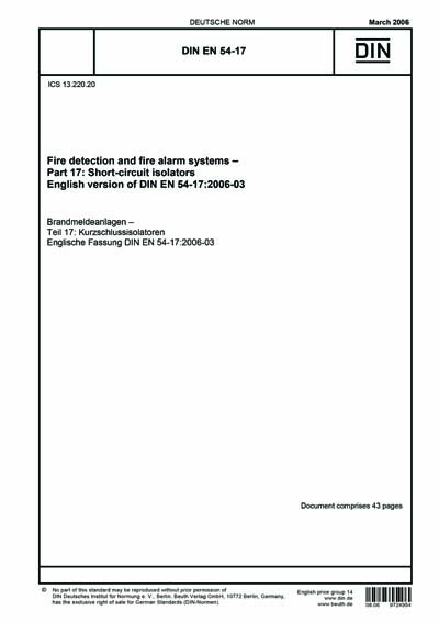 Standards PDF Cover Page