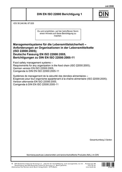 Standards PDF Cover Page