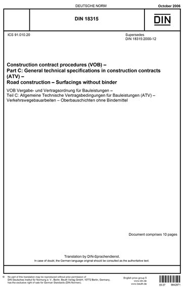 Standards PDF Cover Page