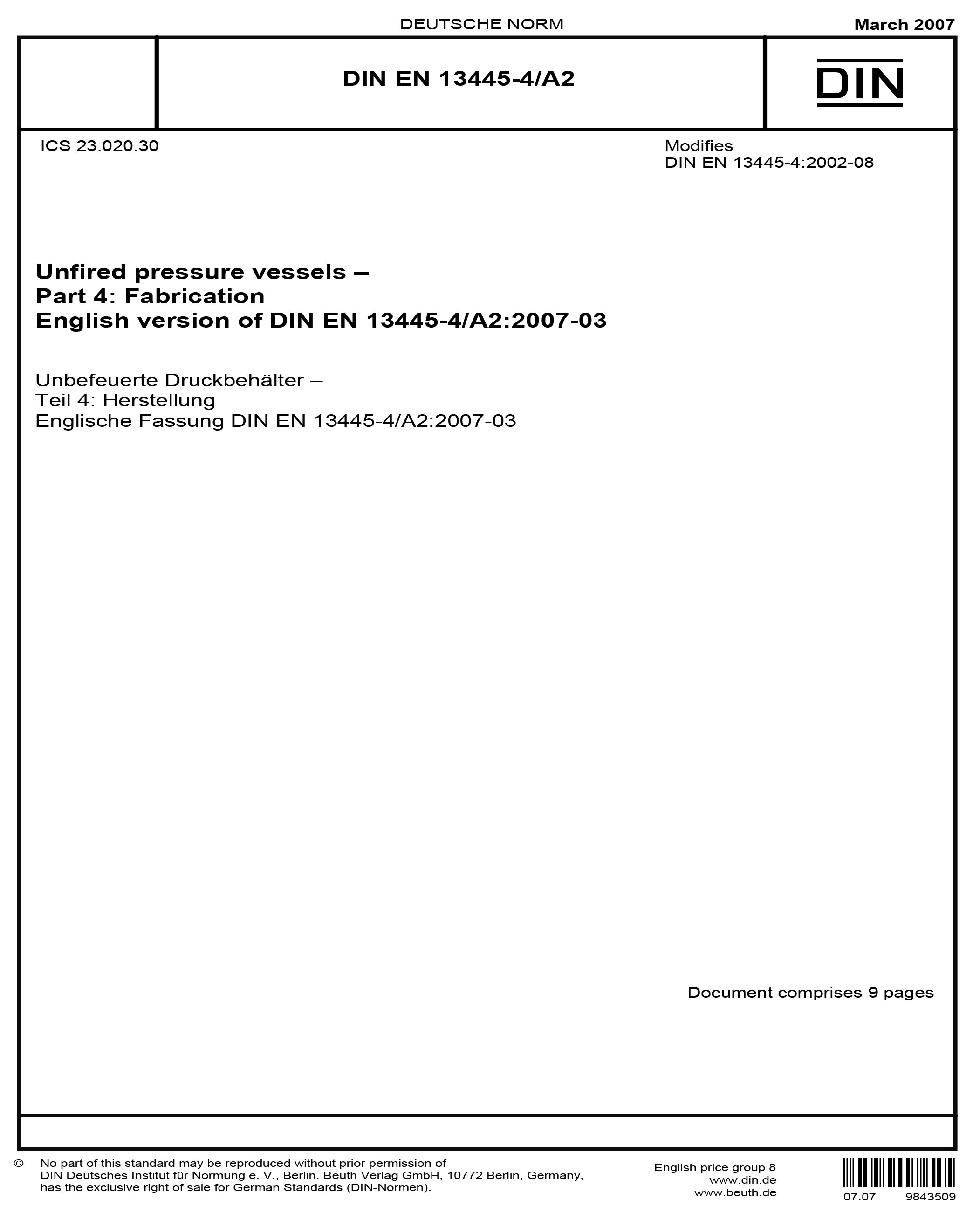Standards PDF Cover Page