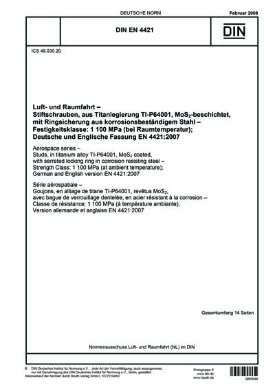 Standards PDF Cover Page