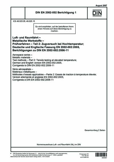Standards PDF Cover Page