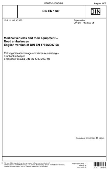 Standards PDF Cover Page