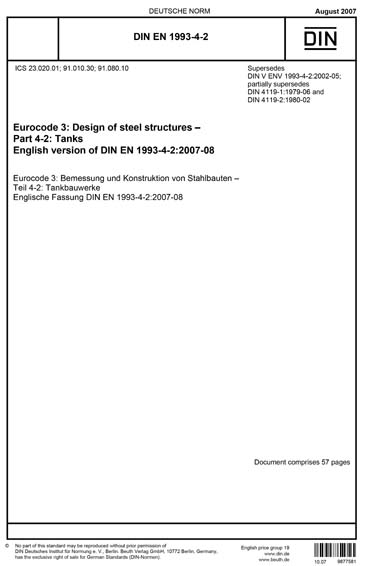DIN EN 1993-4-2:2007 - Eurocode 3: Design of steel structures - Part 4 ...