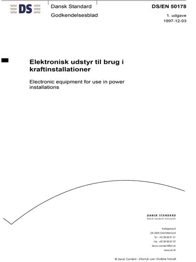 Standards PDF Cover Page