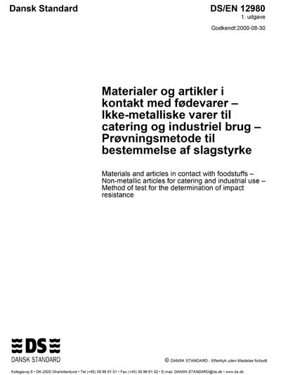Standards PDF Cover Page