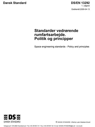 Standards PDF Cover Page