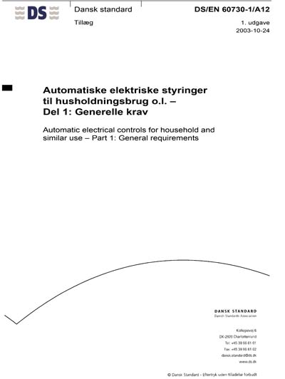 Standards PDF Cover Page