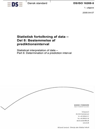DS/ISO 16269-8:2005 - Statistical interpretation of data - Part 8 ...