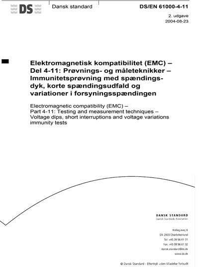 Standards PDF Cover Page