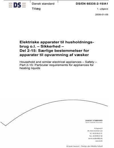 Standards PDF Cover Page