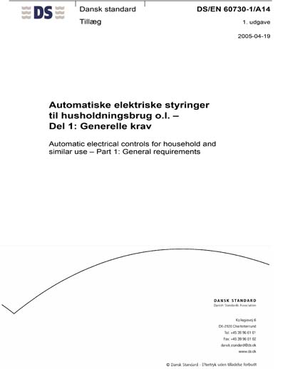 Standards PDF Cover Page