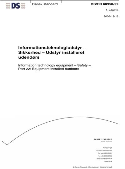 Standards PDF Cover Page