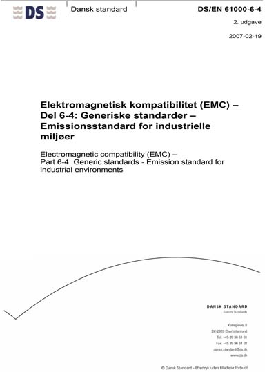 Standards PDF Cover Page