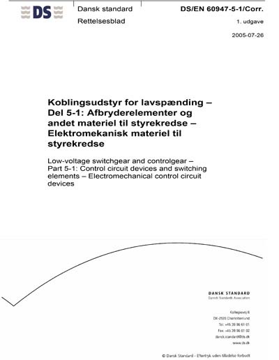 Standards PDF Cover Page