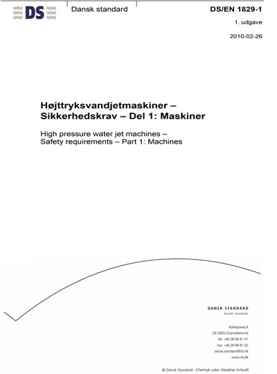 Standards PDF Cover Page