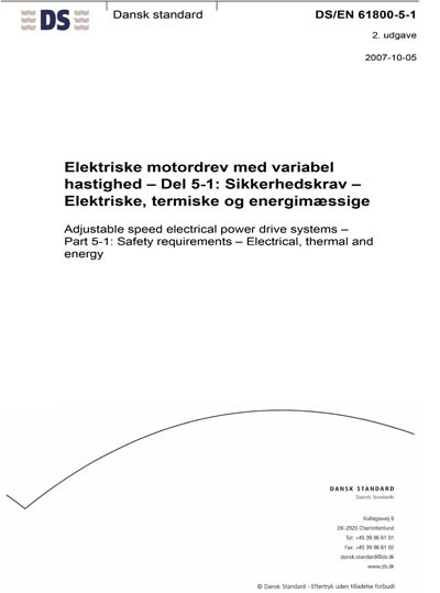 Standards PDF Cover Page