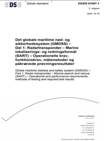 Ds En 61097 1 2007 Global Maritime Distress And Safety System