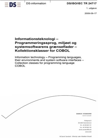 Standards PDF Cover Page