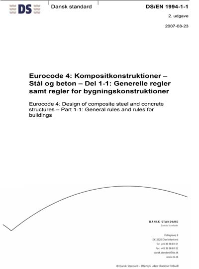Eurocode 4 Design Examples DS/EN 1994-1-1:2007 - Eurocode 4: Design of composite steel and ...