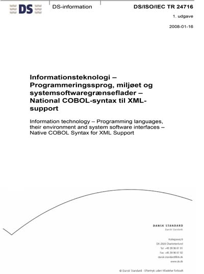Standards PDF Cover Page