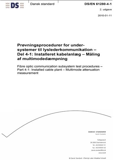 Standards PDF Cover Page