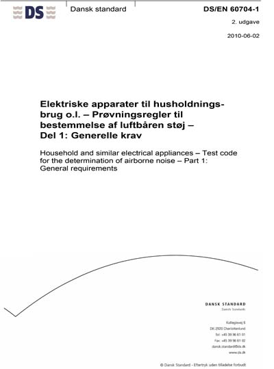 Standards PDF Cover Page