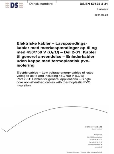 Standards PDF Cover Page