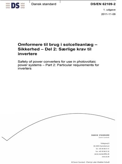 Standards PDF Cover Page